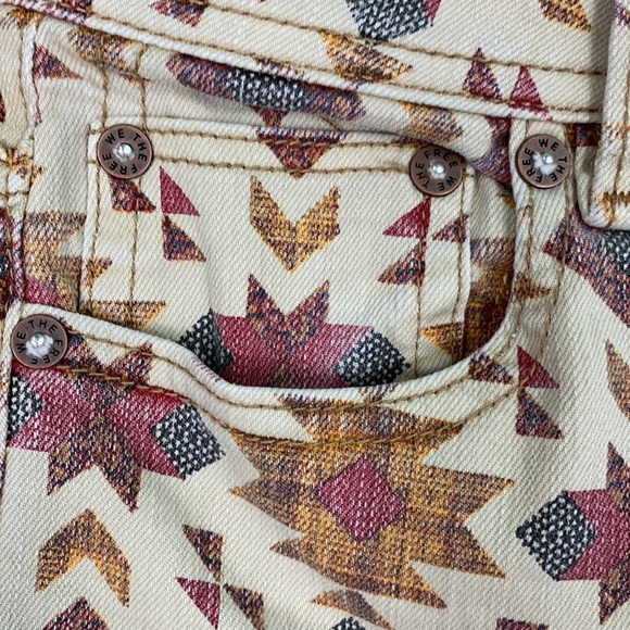 Free People Wild Child Southwest Print Skinny Jeans - Picture 9 of 14